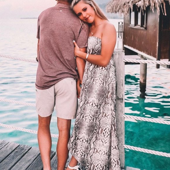 Asos Snakeskin Maxi Dress - Picture 1 of 1